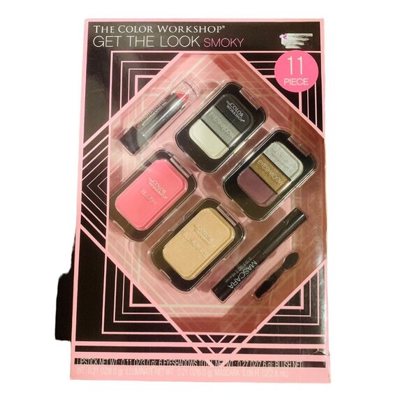Markwins Make Up Kit 11 Piece Color Workshop Lipstick Eye Shadow Blush Mascara - Picture 1 of 3